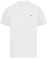 C.P. Company - Logo Crew Neck T-Shirt - Lyst