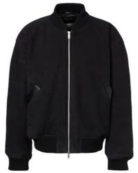 Studio Nicholson - X Aaron Levine Berkeley Suede Bomber Jacket - Lyst