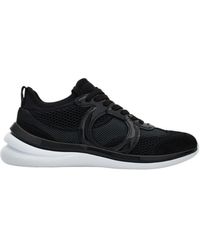 Ferragamo - Gancini Sneaker With Mesh Detail - Lyst