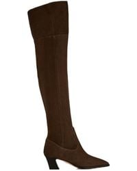 Aquazzura - 50Mm Nomad Suede Over-The-Knee Boots - Lyst