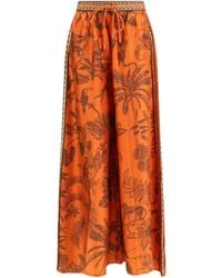 ALÉMAIS - Monkey Dance Printed Palazzo Pants - Lyst