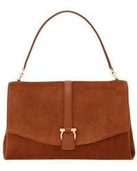 Ferragamo - Flap-Over Shoulder Bag - Lyst