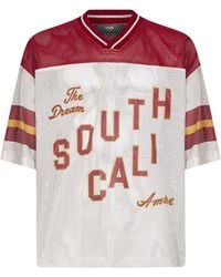 Amiri - South Cali Mesh V Neck T Shirt - Lyst