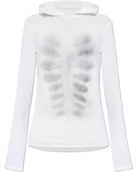 AVAVAV - Skeleton Hooded Top - Lyst