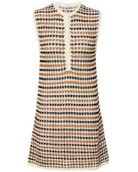 Eres - Inedit Open-Knit Cotton-Blend Polo Dress - Lyst