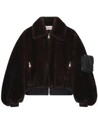 Coperni - Faux Fur Bomber Jacket - Lyst