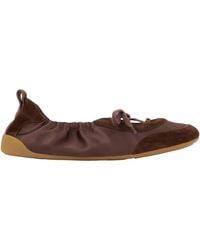 Chloé - Chloé Kick Athletic Lace-Up Ballet Flats - Lyst