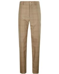 Lemaire - Straight-Leg Checked Pants - Lyst