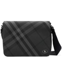 Burberry - Grid Messenger Bag - Lyst