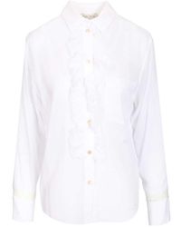 forte_forte - Co Se Ruffled Voile Shirt - Lyst