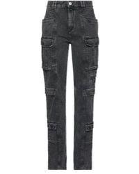 Isabel Marant - High-Waisted Straight-Leg Jeans - Lyst