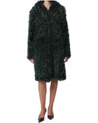 Prada - Long-Sleeved Long Coat - Lyst