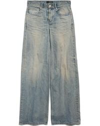 Balenciaga - Wide-Leg Baggy Jeans - Lyst