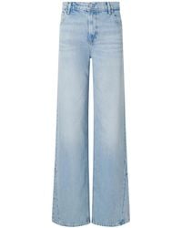 Guest In Residence - Mid-Rise Wide-Leg Jeans - Lyst