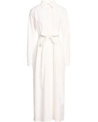 Max Mara - Solid-Color Long-Sleeve Shirt Dress - Lyst