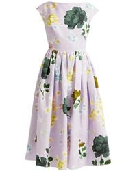Erdem - Boat-Neck Midi Dress - Lyst