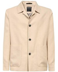 ZEGNA - Long-Sleeved Casual Jacket - Lyst