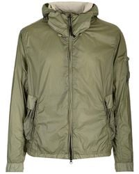 C.P. Company - Lens-Detailed Hooded Zip-Up Jacket - Lyst