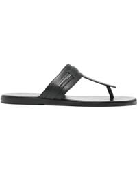 Tom Ford - T Logo Thong Strap Sandals - Lyst