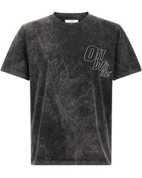 Off-White c/o Virgil Abloh - Outline Arrow Crewneck T-Shirt - Lyst