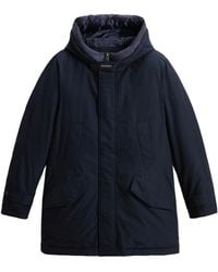 Woolrich - Zippered Hooded Parka Down Jacket - Lyst