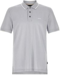 BOSS - Boss Parlay Piqué Polo Shirt - Lyst