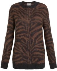 P.A.R.O.S.H. - Crew-Neck Knit Top - Lyst