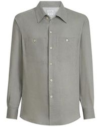 Brunello Cucinelli - Pocket Detailed Easy Fit Shirt - Lyst