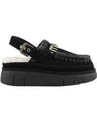 Mou - Round-Toed Shoes With A Back Strap - Lyst
