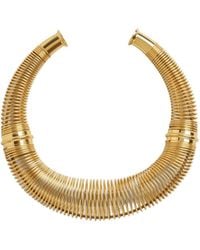 Alaïa - Alaïa Spiral Torque Necklace - Lyst
