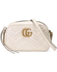 Gucci - Gg Marmont Small Matelassé Crossbody Bag - Lyst