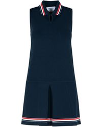 Thom Browne - Pleated Sleeveless Dress - Lyst