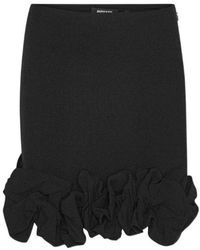 ROTATE BIRGER CHRISTENSEN - Ruffled Mini Skirt - Lyst