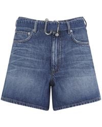 Sportmax - Spxfiesta Denim Shorts - Lyst