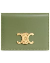 Celine - Bi-Fold Card Holder Triomphe - Lyst