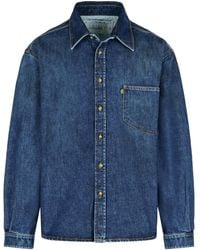 ERL - Long-Sleeved Denim Shirt - Lyst