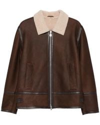 Dondup - Shearling-Collared Jacket - Lyst