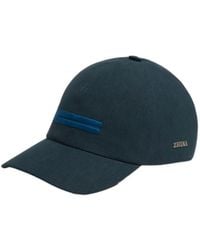 ZEGNA - Oasi Lino Baseball Cap - Lyst