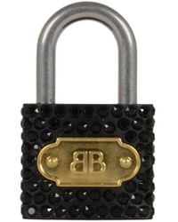 Balenciaga - Bb Padlock Shaped Charm - Lyst