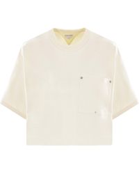Bottega Veneta - Cropped Crewneck T-Shirt - Lyst