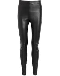 JOSEPH - Tight-Fitting Stretch Leather Pants - Lyst