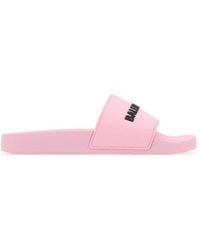 Balenciaga - Logo Printed Slides - Lyst
