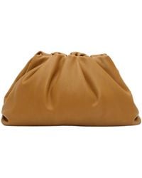 Bottega Veneta - The Pouch Ruched Clutch Bag - Lyst