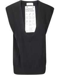 Extreme Cashmere - Lord Sleeveless Knitted Top - Lyst