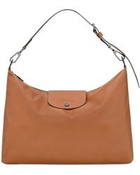 Longchamp - Flap Detail Shoulder Bag - Lyst