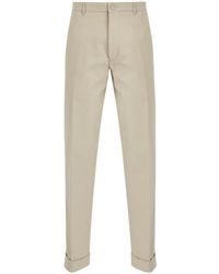 Dior - Homme Pleat Detailed Turn-Up Hem Pants - Lyst