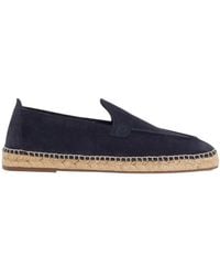 Emporio Armani - Logo Detailed Slip-On Espadrilles - Lyst