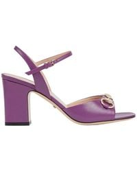 Gucci - Horsebit Sandal - Lyst