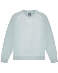 DIESEL - Logo Patch Crewneck Sweatshirt - Lyst