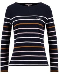 Barbour - Hawkins Striped Long Sleeved Top - Lyst